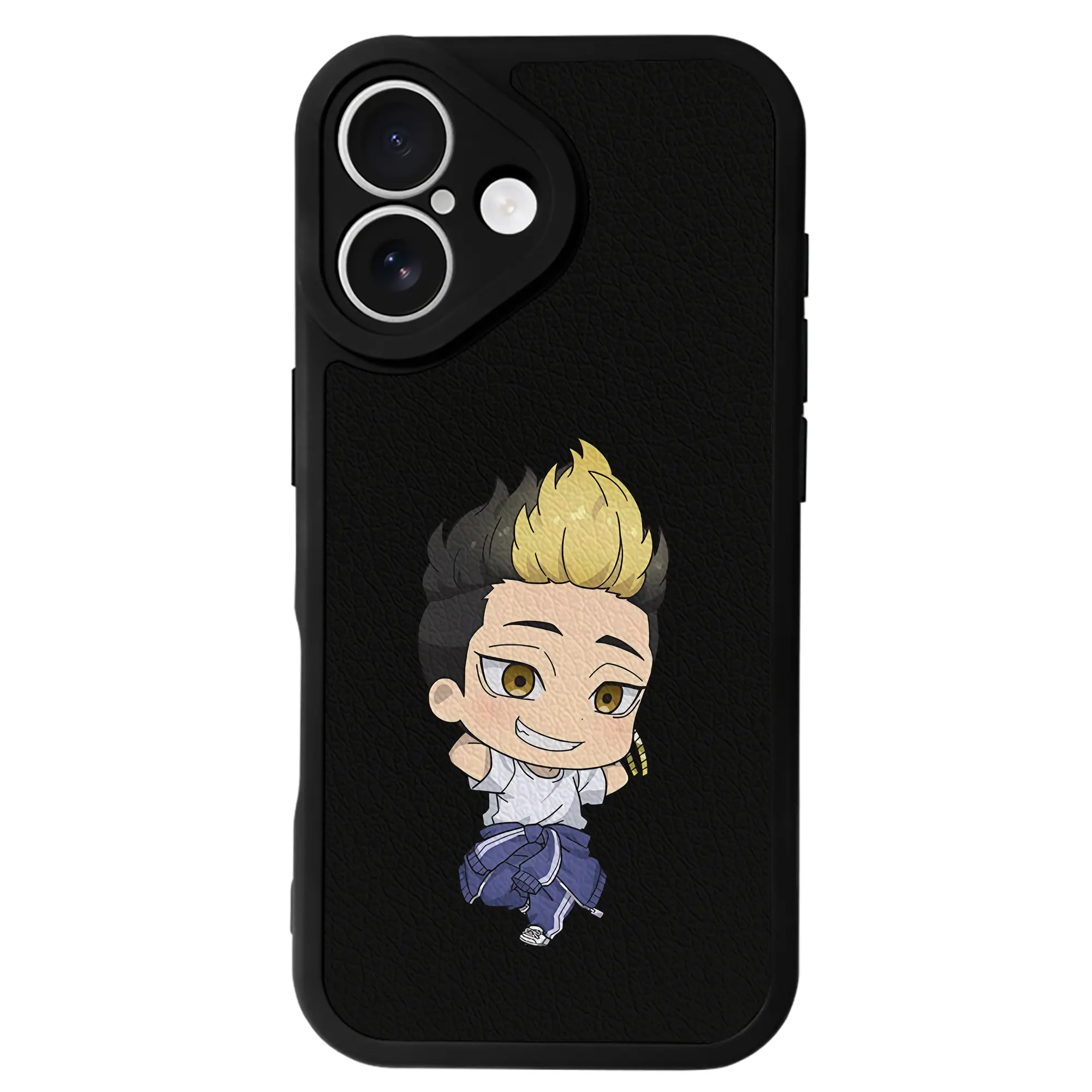 東京リベンジャーズ グッズ,半間修二 - IPhone 16シリーズ対応 ・ シリコンスマホケース ・ レザー調 ・ 高精度フィット ・ 耐衝撃 ・ ワイヤレス充電対応 ・ 精密カット